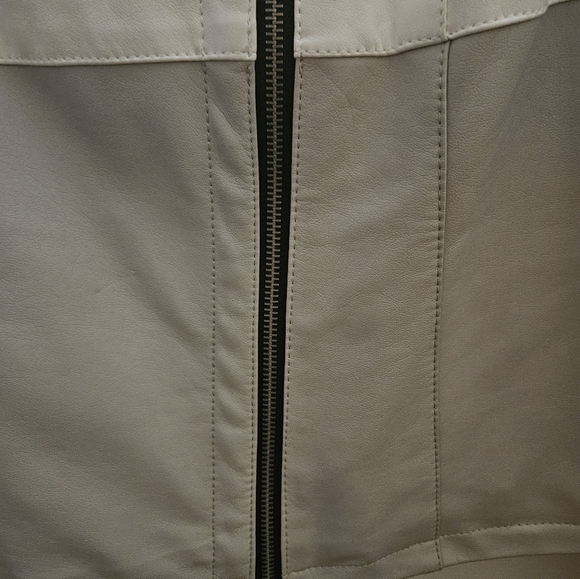 INC Faux Leather Jacket, large - Picture 2 of 16